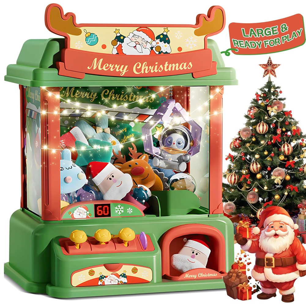 Christmas Claw Machine For Kid - Arcade Toy Vending Machine ulasan dan harga
