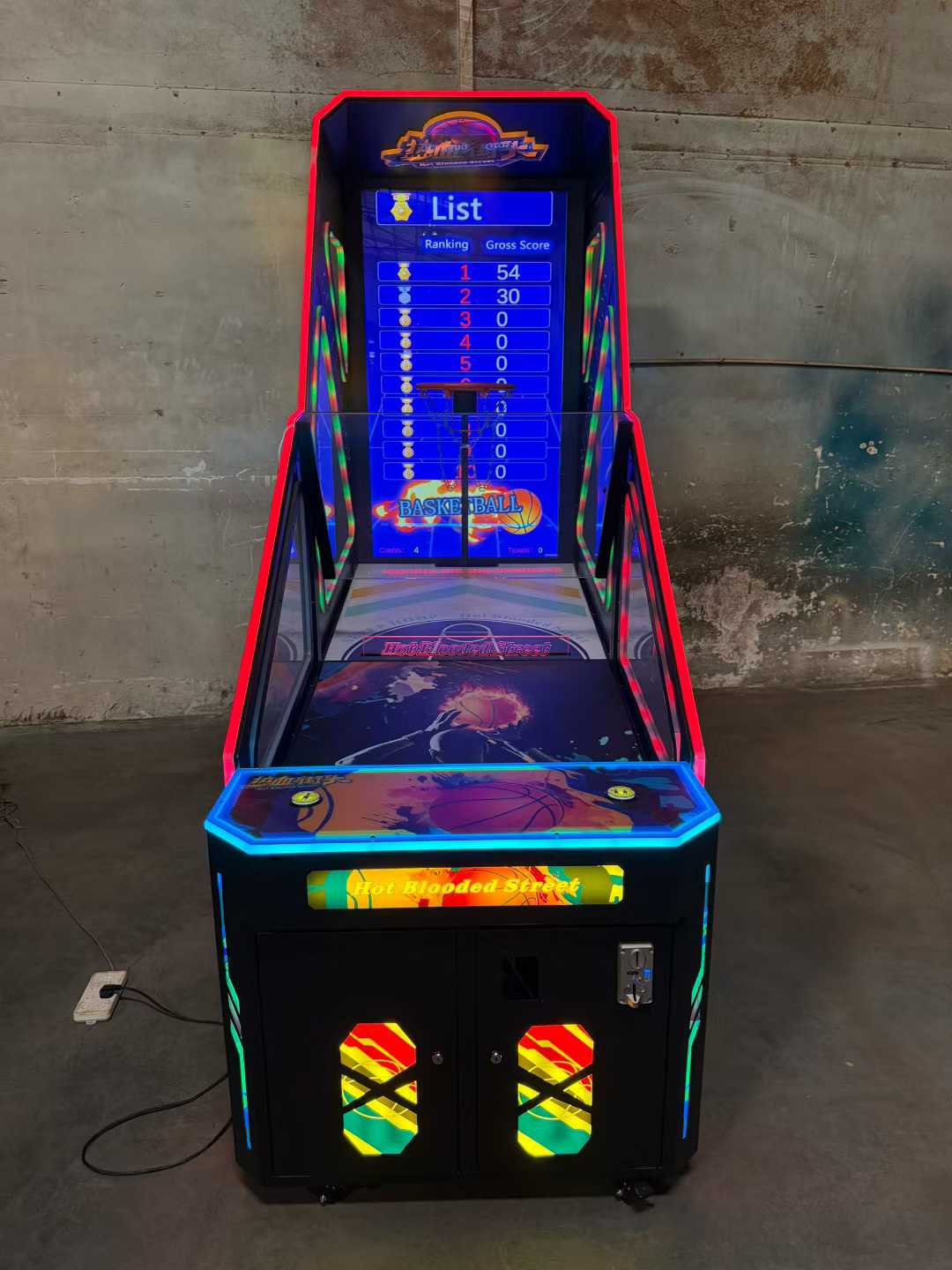 Coin-Operated LED Basketball A - Ticket Redemption Machine ulasan dan harga