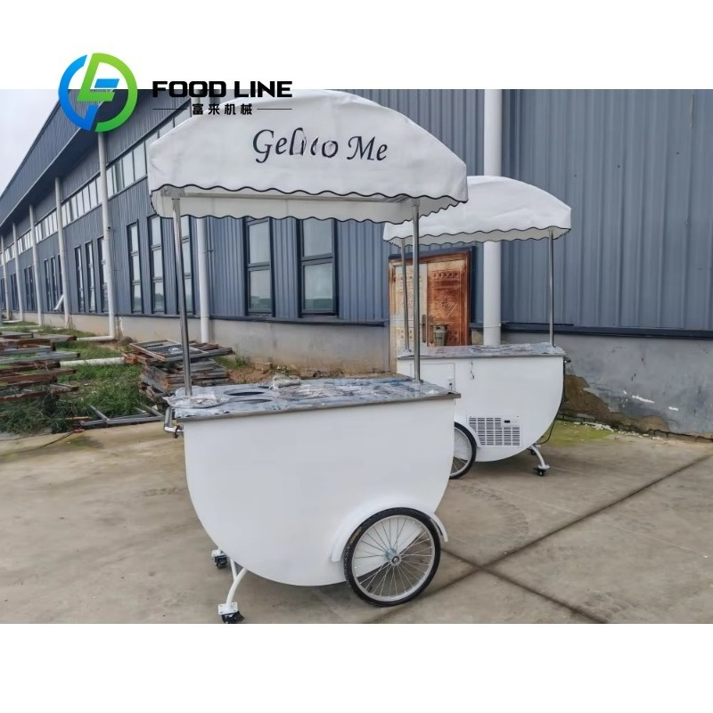 Customized Commercial Mobile V - Hot Dog Vending Cart ulasan dan harga