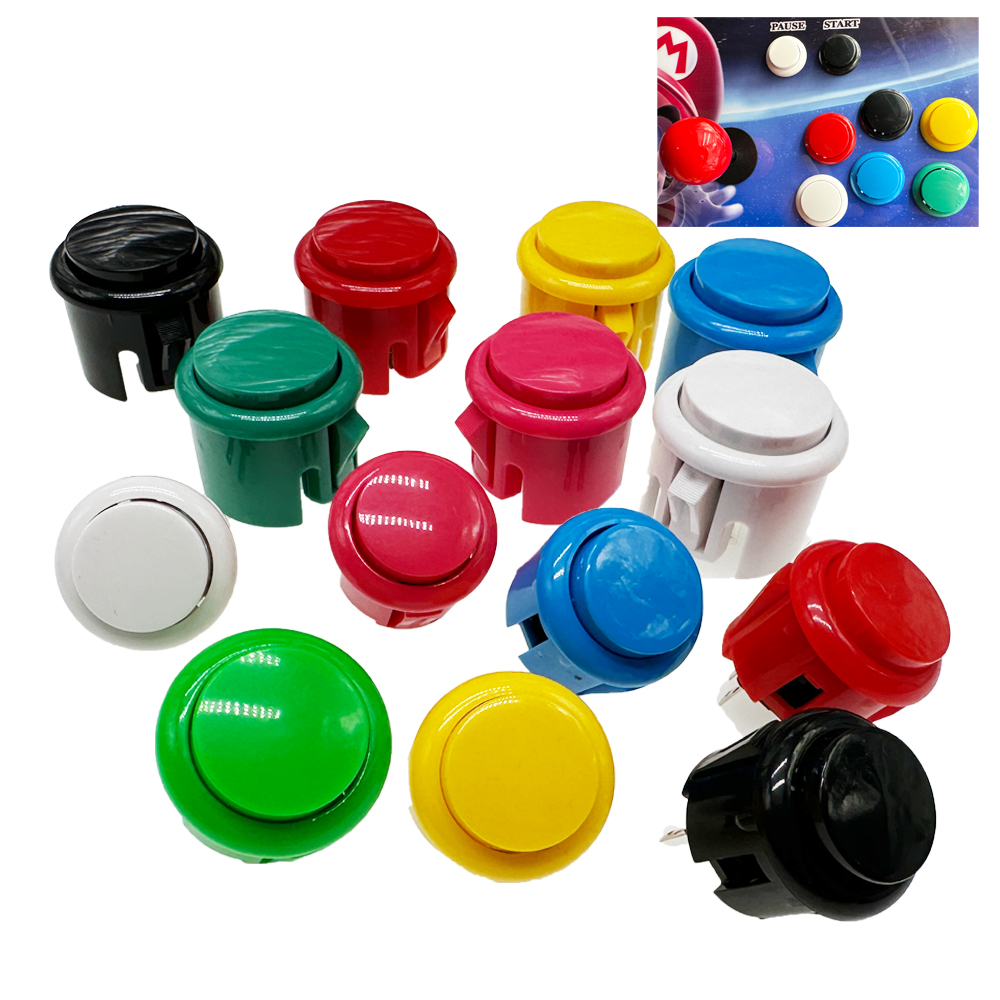 12pcs Copy Sanwa Buttons 30mm  - Arcade Wangan Midnight ulasan dan harga