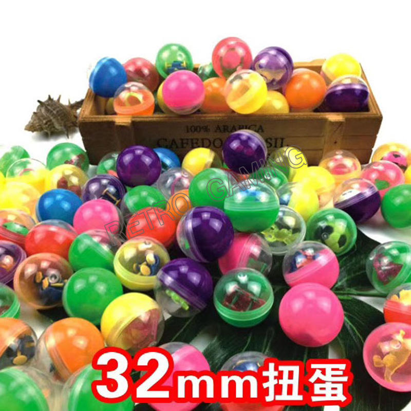 100pcs/bag 32mm / 45mm / 50mm  - Arcade Style Vending Machine ulasan dan harga