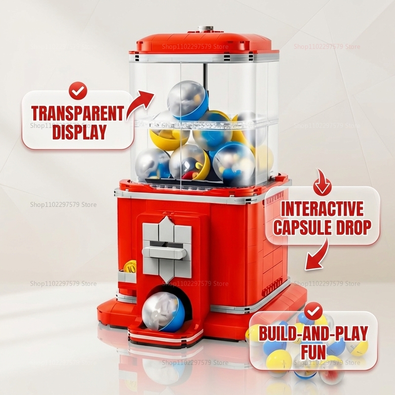 1343 PCS Vending Machine Build - Arcade Toy Vending Machine ulasan dan harga