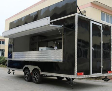 Large Space Square Fast Food T - Hot Dog Vending Cart ulasan dan harga