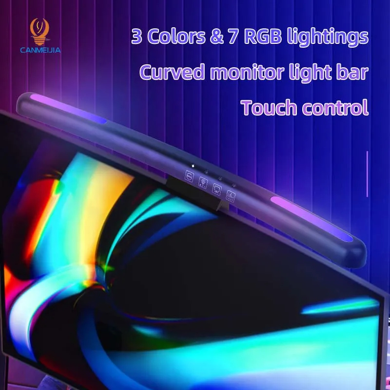 Curved LED Monitor Light Bar U - Arcade No ulasan dan harga